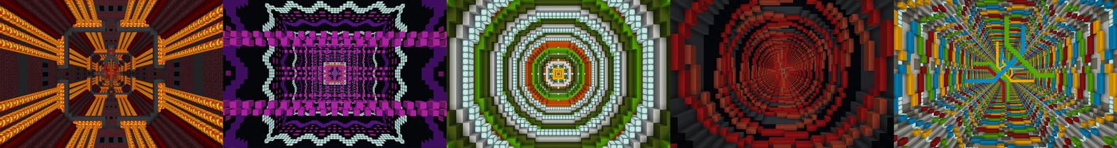 Panorama of the Minecraft Bedrock Marketplace product MegaDropper Infinity created by PixelHeads.