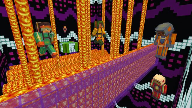 Screenshot of the Minecraft Bedrock Marketplace product MegaDropper Infinity created by PixelHeads.