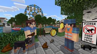 Screenshot of the Minecraft Bedrock Marketplace product Pet Shop created by PixelHeads.