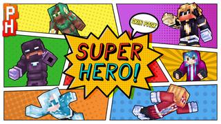 Thumbnail of the Minecraft Bedrock Marketplace product Super Hero! Skin Pack created by PixelHeads.