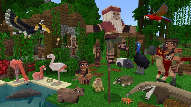 Screenshot of the Minecraft Bedrock Marketplace product Wildlife: Jungle created by PixelHeads.