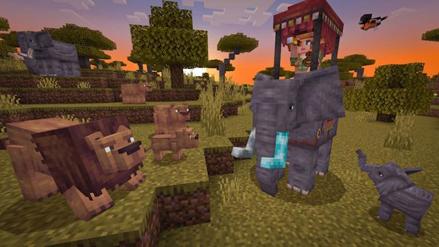 Screenshot of the Minecraft Bedrock Marketplace product Wildlife Add-On v1.2 created by PixelHeads.