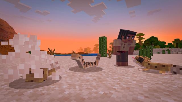 Screenshot of the Minecraft Bedrock Marketplace product Wildlife Add-On v1.2 created by PixelHeads.