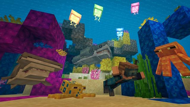 Screenshot of the Minecraft Bedrock Marketplace product Wildlife Add-On v1.2 created by PixelHeads.