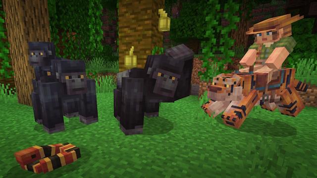 Screenshot of the Minecraft Bedrock Marketplace product Wildlife Add-On v1.2 created by PixelHeads.