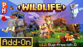 Thumbnail of the Minecraft Bedrock Marketplace product Wildlife Add-On v1.2 created by PixelHeads.