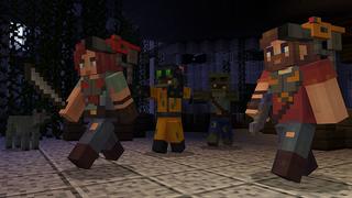 Screenshot of the Minecraft Bedrock Marketplace product Zombie Apocalypse created by PixelHeads.
