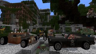 Screenshot of the Minecraft Bedrock Marketplace product Zombie Apocalypse created by PixelHeads.
