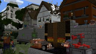 Screenshot of the Minecraft Bedrock Marketplace product Zombie Apocalypse created by PixelHeads.