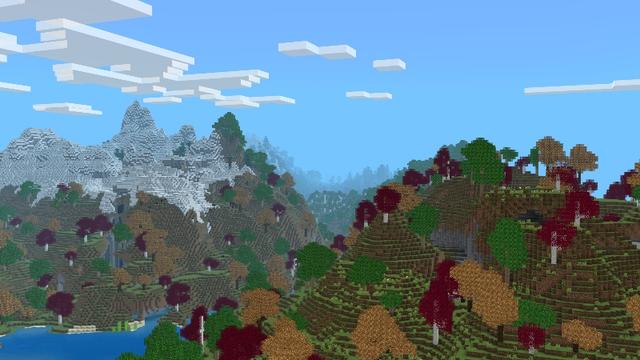 Screenshot of the Minecraft Bedrock Marketplace product Biomes, Animals & Structures created by Pixell Studio.