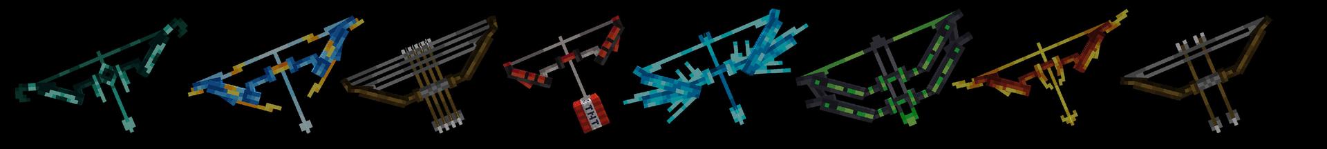 Panorama of the Minecraft Bedrock Marketplace product Bow Expansion created by Pixell Studio.