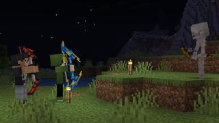 Screenshot of the Minecraft Bedrock Marketplace product Bow Expansion created by Pixell Studio.