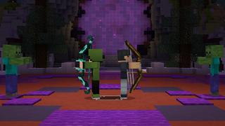 Screenshot of the Minecraft Bedrock Marketplace product Bow Expansion created by Pixell Studio.