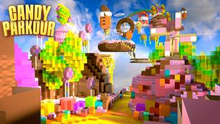 Thumbnail of the Minecraft Bedrock Marketplace product Candy Parkour created by Pixell Studio.