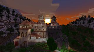 Screenshot of the Minecraft Bedrock Marketplace product Castle Bunker Noob Pro Hacker created by Pixell Studio.
