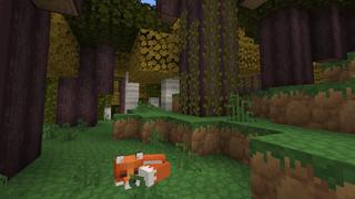 Screenshot of the Minecraft Bedrock Marketplace product Chestnut Grove created by Pixell Studio.