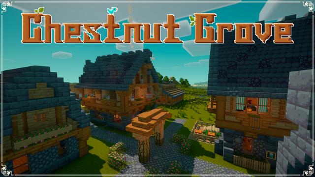 Thumbnail of the Minecraft Bedrock Marketplace product Chestnut Grove created by Pixell Studio.