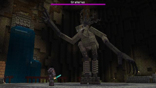 Screenshot of the Minecraft Bedrock Marketplace product Colossal Bosses Add-on created by Pixell Studio.