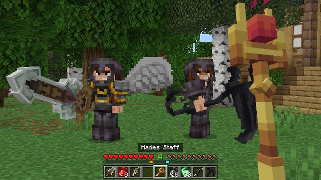 Screenshot of the Minecraft Bedrock Marketplace product Colossal Bosses Add-on created by Pixell Studio.