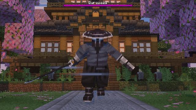 Screenshot of the Minecraft Bedrock Marketplace product Colossal Bosses Add-on created by Pixell Studio.