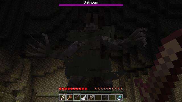 Screenshot of the Minecraft Bedrock Marketplace product Colossal Bosses Add-on created by Pixell Studio.