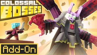 Thumbnail of the Minecraft Bedrock Marketplace product Colossal Bosses Add-on created by Pixell Studio.