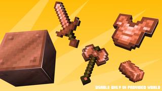 Thumbnail of the Minecraft Bedrock Marketplace product Kupfer Werkzeuge created by Pixell Studio.