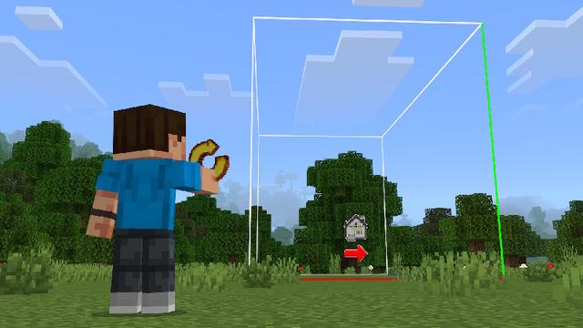 Screenshot of the Minecraft Bedrock Marketplace product Craftable Houses Add-On created by Pixell Studio.