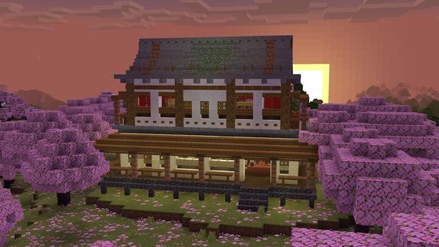 Screenshot of the Minecraft Bedrock Marketplace product Craftable Houses Add-On created by Pixell Studio.