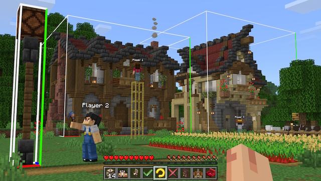 Screenshot of the Minecraft Bedrock Marketplace product Craftable Houses Add-On created by Pixell Studio.