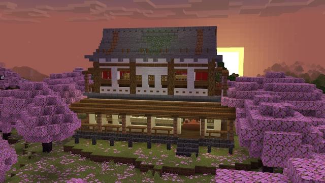 Screenshot of the Minecraft Bedrock Marketplace product Craftable Houses Add-On created by Pixell Studio.