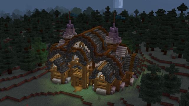 Screenshot of the Minecraft Bedrock Marketplace product Craftable Houses Add-On created by Pixell Studio.