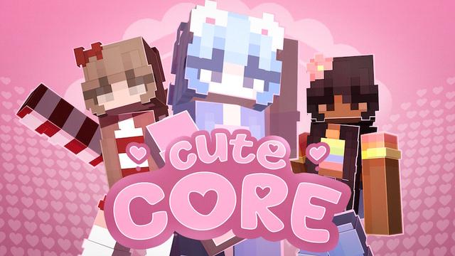 Thumbnail of the Minecraft Bedrock Marketplace product Cute Core created by Pixell Studio.