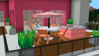 Screenshot of the Minecraft Bedrock Marketplace product DreamHouse Furniture created by Pixell Studio.