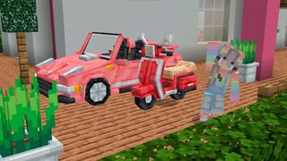 Screenshot of the Minecraft Bedrock Marketplace product DreamHouse Furniture created by Pixell Studio.