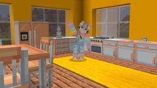 Screenshot of the Minecraft Bedrock Marketplace product DreamHouse Furniture created by Pixell Studio.