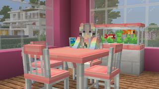 Screenshot of the Minecraft Bedrock Marketplace product DreamHouse Furniture created by Pixell Studio.