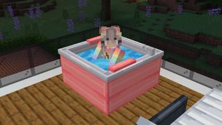 Screenshot of the Minecraft Bedrock Marketplace product DreamHouse Furniture created by Pixell Studio.