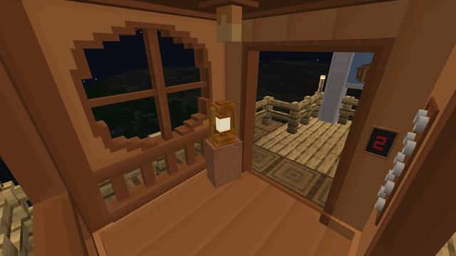 Screenshot of the Minecraft Bedrock Marketplace product Elevadores created by Pixell Studio.