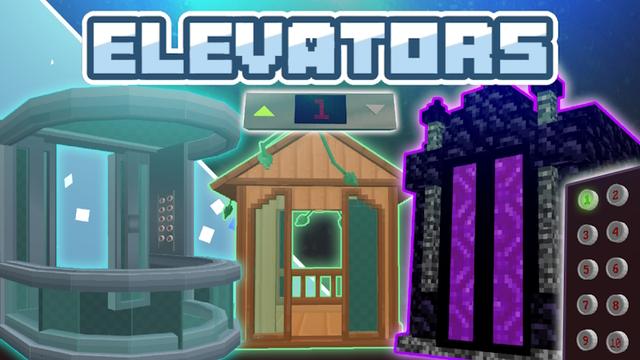 Thumbnail of the Minecraft Bedrock Marketplace product Elevators created by Pixell Studio.