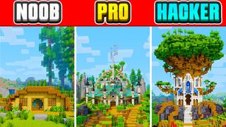Thumbnail of the Minecraft Bedrock Marketplace product Elf House: Noob Pro Hacker created by Pixell Studio.