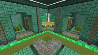 Screenshot of the Minecraft Bedrock Marketplace product Emerald Pyramid created by Pixell Studio.