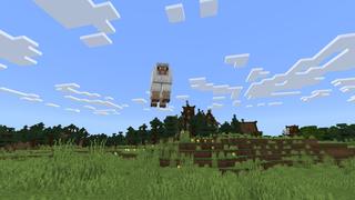 Screenshot of the Minecraft Bedrock Marketplace product Flying Mobs created by Pixell Studio.