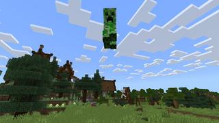 Screenshot of the Minecraft Bedrock Marketplace product Flying Mobs created by Pixell Studio.