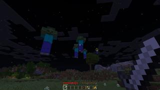 Screenshot of the Minecraft Bedrock Marketplace product Flying Mobs created by Pixell Studio.