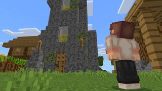 Screenshot of the Minecraft Bedrock Marketplace product Giant Village created by Pixell Studio.