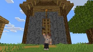 Screenshot of the Minecraft Bedrock Marketplace product Giant Village created by Pixell Studio.