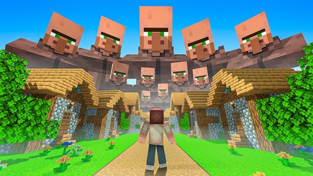 Thumbnail of the Minecraft Bedrock Marketplace product Giant Village created by Pixell Studio.