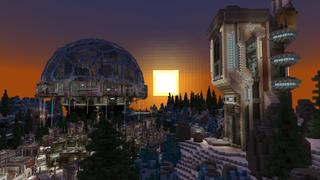 Screenshot of the Minecraft Bedrock Marketplace product Glacial Frontier created by Pixell Studio.