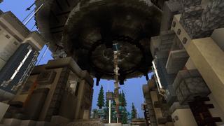 Screenshot of the Minecraft Bedrock Marketplace product Glacial Frontier created by Pixell Studio.